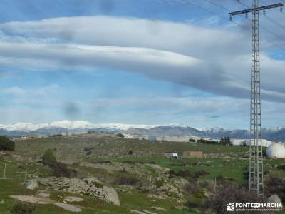 Puente de la Marmota - Parque Regional de la Cuenca Alta del Manzanares senderismo cañon rio lobos e